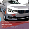BMW 320i (2016-2018) - White 1 Pc Front Tow Hook Cover