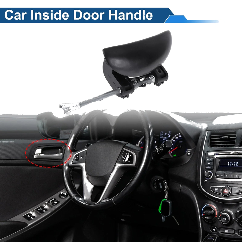 Peugeot 206 Rear Left Passenger Side Door Handle (1998-2009)