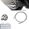 1400mm 55.12 Length 0.4 ID Motorcycle Hydraulic Brake Line Oil Hose Pipe