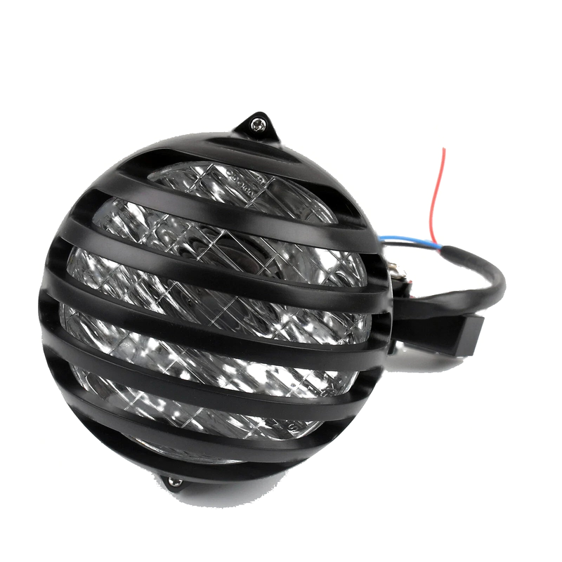 Chopper Bobber 5 1/2" Bullet Long Black Headlight (2010-2023)