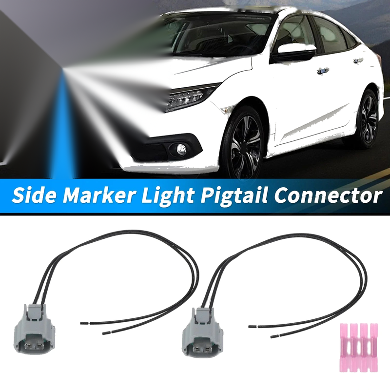 Honda Civic Side Marker Light Pigtail Connector (2016-2021)