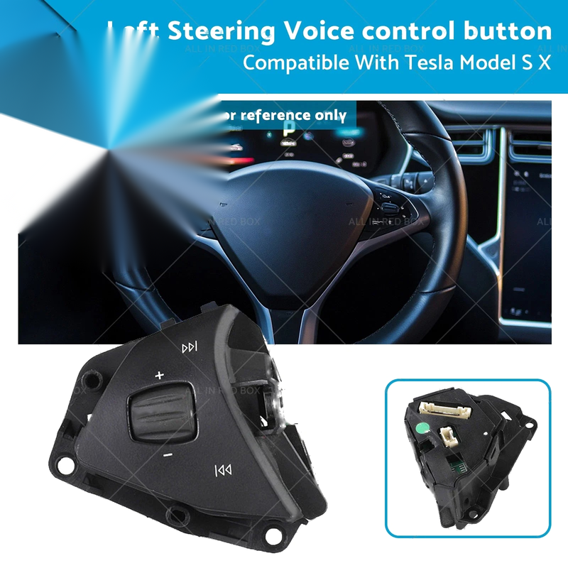 Tesla Model S, X Steering Wheel Audio & Voice Control Button (2012-2023)