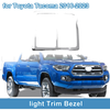 Toyota Tacoma Front Row Headlight Trim Bezel Silver Tone (2016–2023)