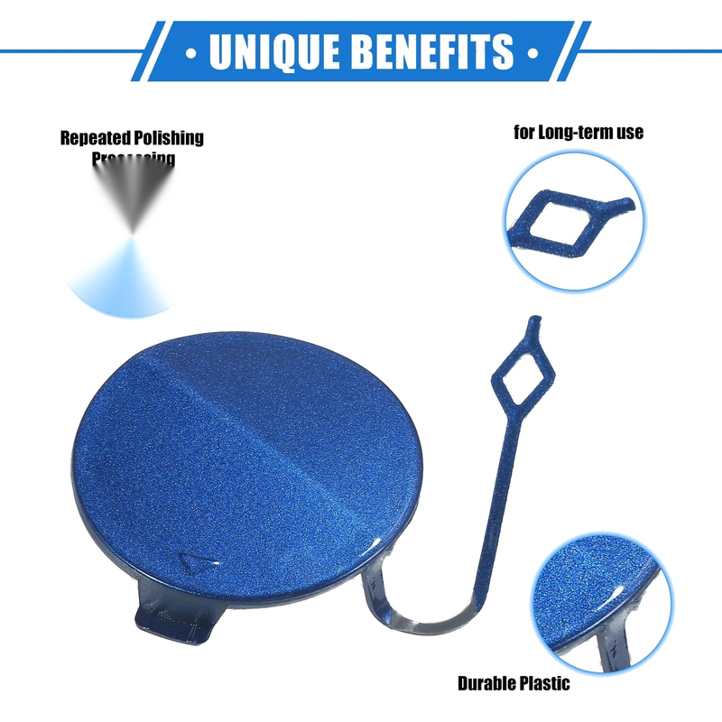 BMW F32 F33 F40 - Blue Front Right Tow Hook Eye Hole Cover