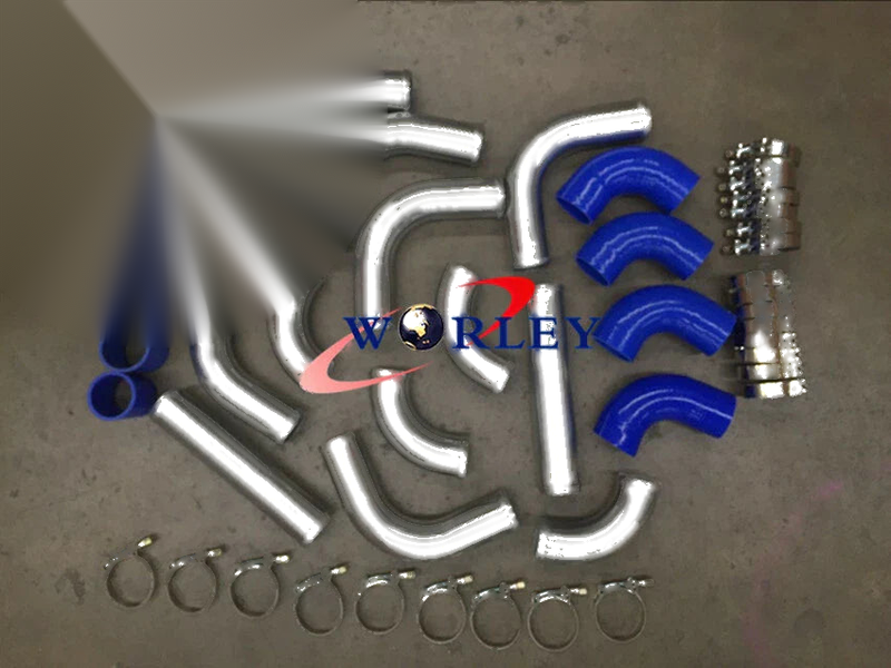 Cars 2.25" Aluminum Universal Intercooler Turbo Piping Kit