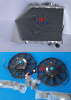 Ford Capri 1.6 Turbo & Non-Turbo Aluminum Radiator + Fan (1989-1994)