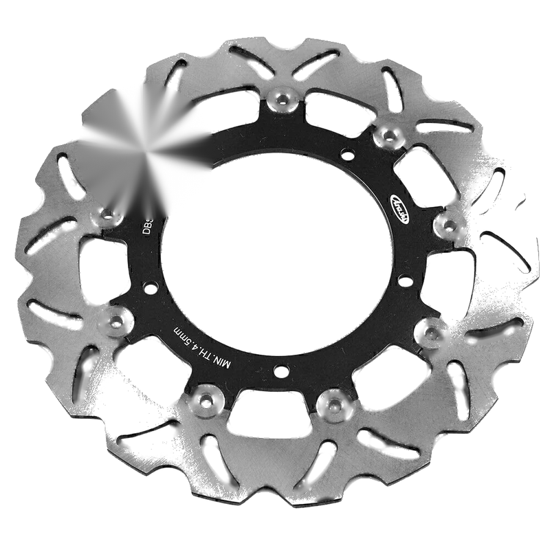 Yamaha XJ6, YZF R6, FZ6 Fazer, MT03 Black Front Brake Disc Rotors (2006-2020)