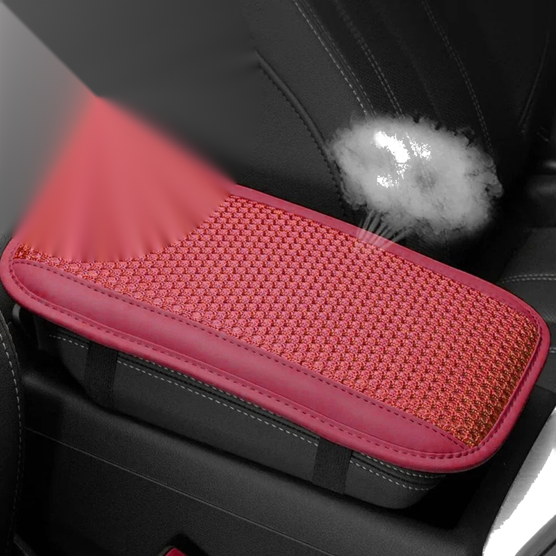 Various Makes & Models Universal Red Car Center Console Armrest Cover Pad