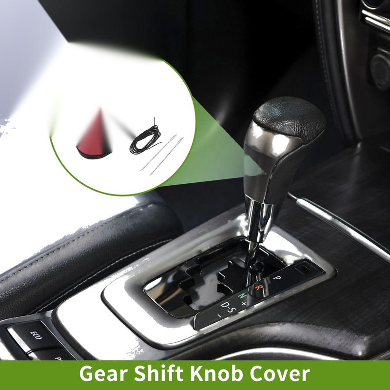 Dodge Journey Red Carbon Fiber Car Gear Shift Knob Cover (2011-2020)
