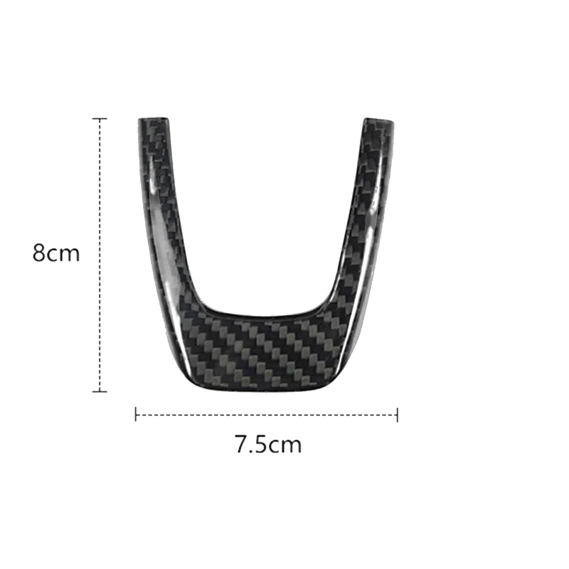 Fiat 500 / Abarth 2012-2015 Carbon Fiber Steering Wheel Center Trim