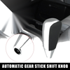 Toyota Land Cruiser Black Faux Leather Silver Tone Gear Shift