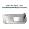 Mazda 3 Sun Visor with Light Right Driver Side (2010-2013)