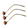 Car Truck Trailer 3/4" Amber Round LED Side Marker Lights ()