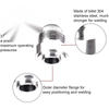 Car AN10 Male Aluminium Weld-On JIC Bungs (No specific years)