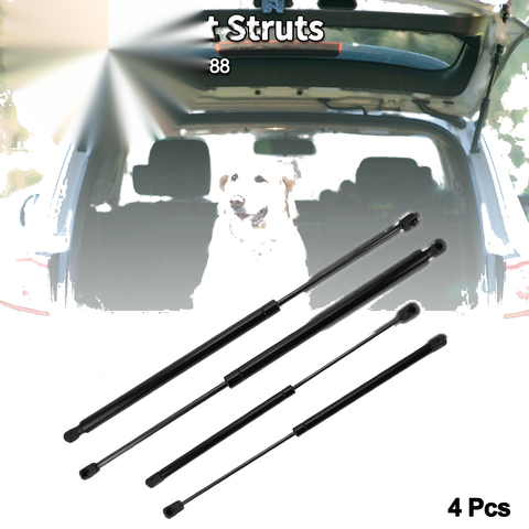 Chevrolet Suburban 1500 Rear Window Glass & Lift Supports (2007-2014)