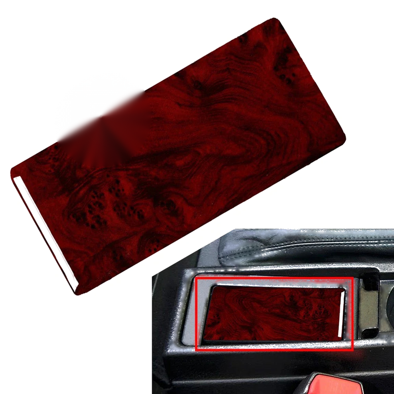 BMW 3 Series E36 Red Wood Gear Shift Panel Storage Box Cover (1991-1999)
