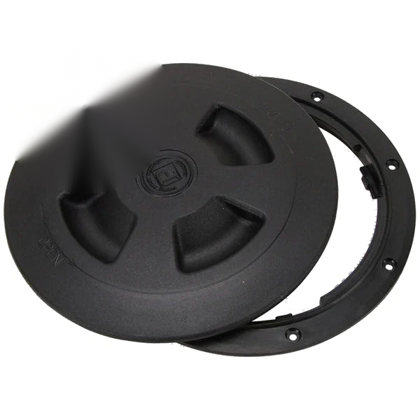 Kayak / Canoe Deck Plate Kayak Inspection Port 162mm Cutout Black