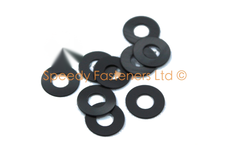 Honda Retainer Washers 6-50 Black Nylon Fairing