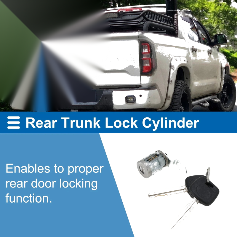 Toyota Tundra Trunk Lock Cylinder and Tailgate Lock Cylinder with Keys
