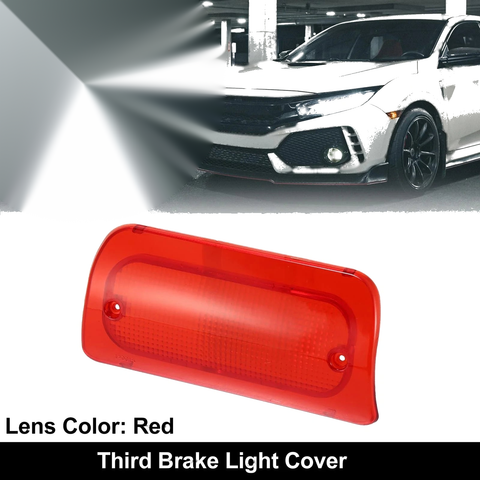 Chevrolet S10 GMC Regular Crew Cab Red Lens Third Brake Light Lamp
