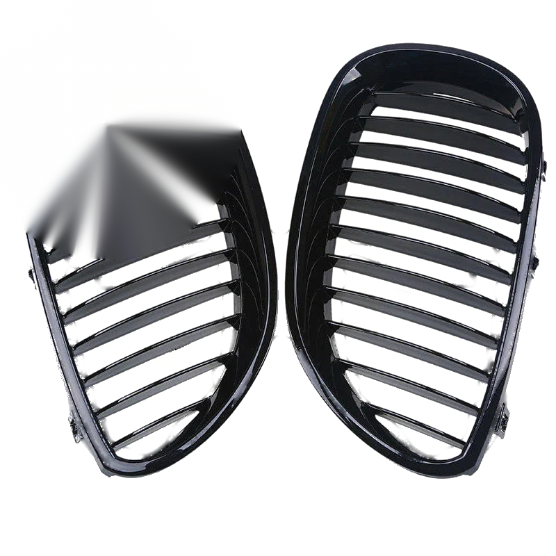 2003-2010 BMW E60 525i 530i Gloss Black Front Kidney Grille (2003-2010)