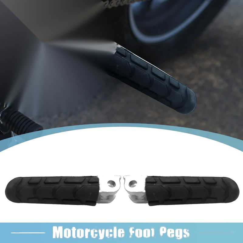 Honda CB400 VTEC Pair 8mm Aluminum Aolly Footrest Footpeg Black