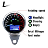 12V Universal Motorcycle Digital LCD Speed Gauge Tachometer 0-160KM/H