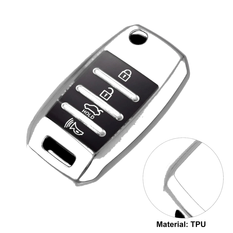 Kia Optima, Soul TPU Key Fob Cover Case (2013-2018, 2015-2018)