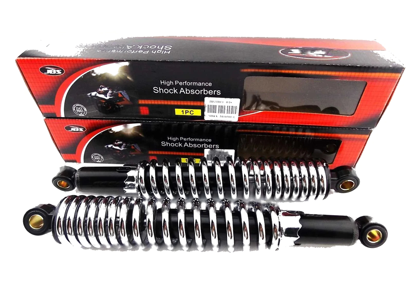 Suzuki RL250 340mm JBS Black/Chrome Rear Shock Absorbers