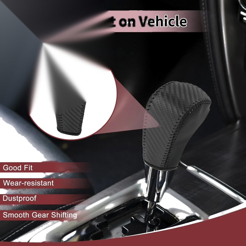 BMW 3 Series E90 Black Gear Shift Knob Cover (2004-2012)