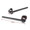 Motorcycle Universal 51mm Clip On Handlebar Fork Tubes  Black