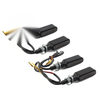 Cafe Racer Bobber 4x LED Mini Turn Signal Lights Amber