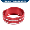 Toyota Supra 2018-2022 - Red 3 x Pcs AC Radio Volume Knob Cover Ring