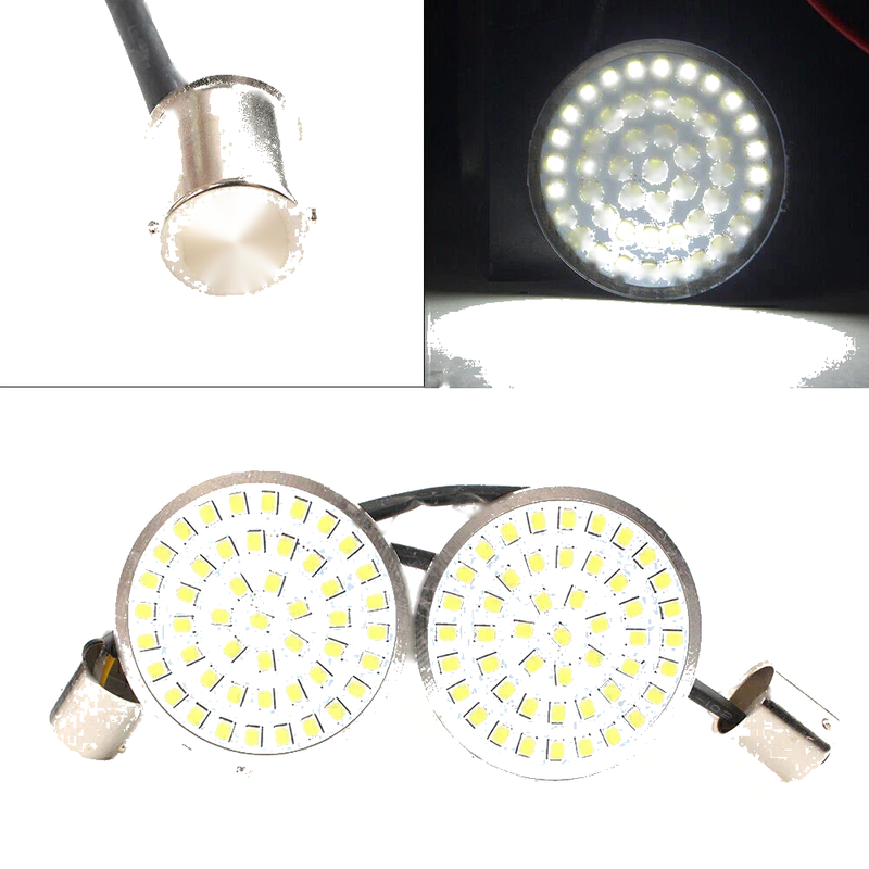 Harley Sportster Touring 2 x 156 White LED Turn Signal Lights