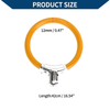 Bike - Orange Portable 42cm Anti-Theft Bicycle Lock Mini Ring
