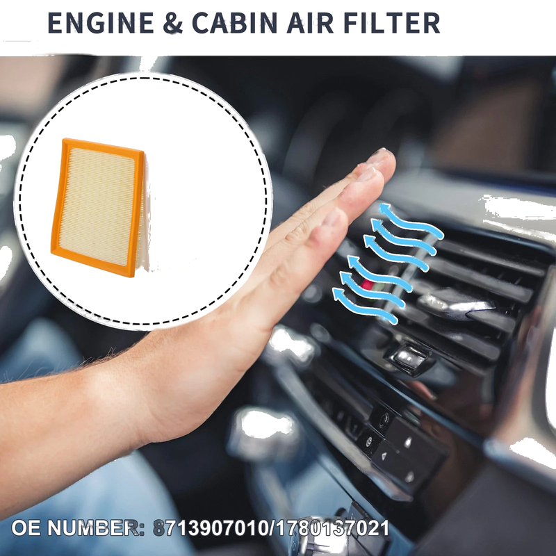 Toyota Prius 1.8L Cabin Air Filter Combo (2010-2015)