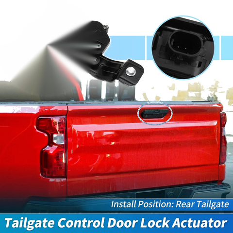 Chevrolet Silverado 1500 - GMC Tailgate Door Lock Actuator