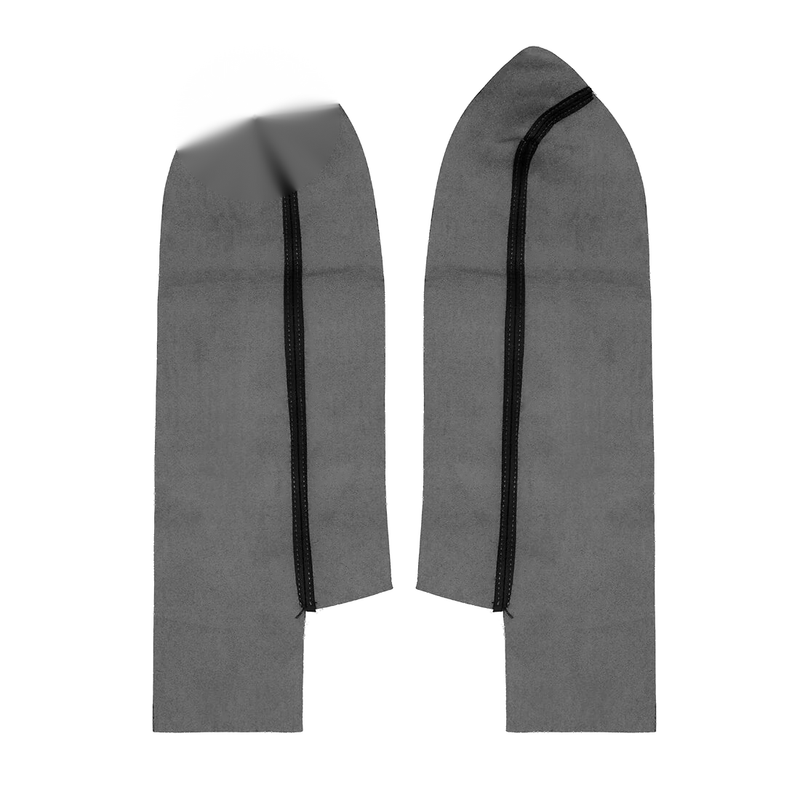 Honda CR-V Front Door Panels Armrest Covers 2 x Black (2007-2012)