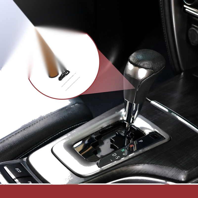 Ford Fusion (2013-2016) Brown Black Gear Shift Knob Cover