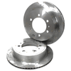 Prado KDJ120R KZJ120R RZJ120R 2 x Rear Drilled Slotted Rotors (2003–2009)