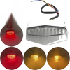 Honda LED Brake Tail Light Assembly Chrome w/Gray Lens (Universal)