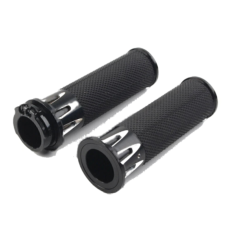 Harley Sportster XL883 XL1200 Black Handle Bar Grips (2004-2023)