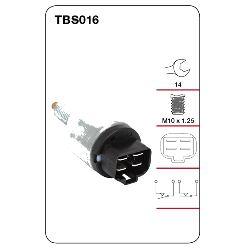 Mitsubishi Challenger PA V6 3.0L 6G72 Brake Stop Light Switch (1998-2007)