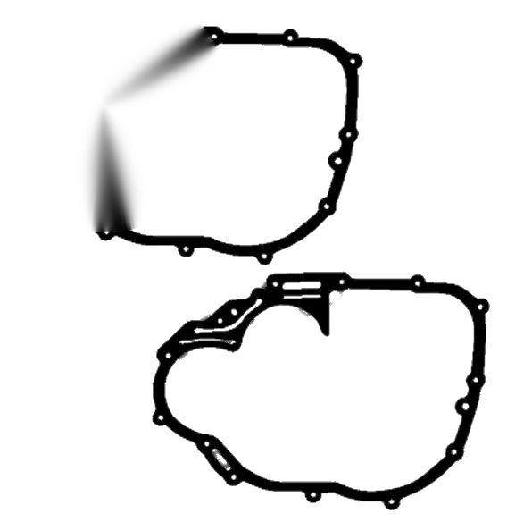 Kawasaki Bayou KLF220 Clutch Cover Gasket / 2 x /