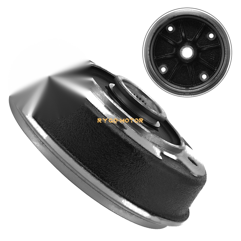 Kawasaki Mule 520 KAF300D Rear Left/Right Brake Drum (2000–2001)