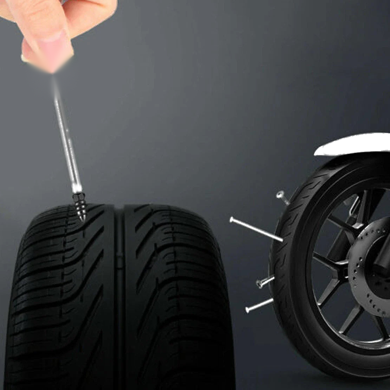 Car - Fits Various Models Tubeless Tyre Repair Puncture Patch Plug Kit