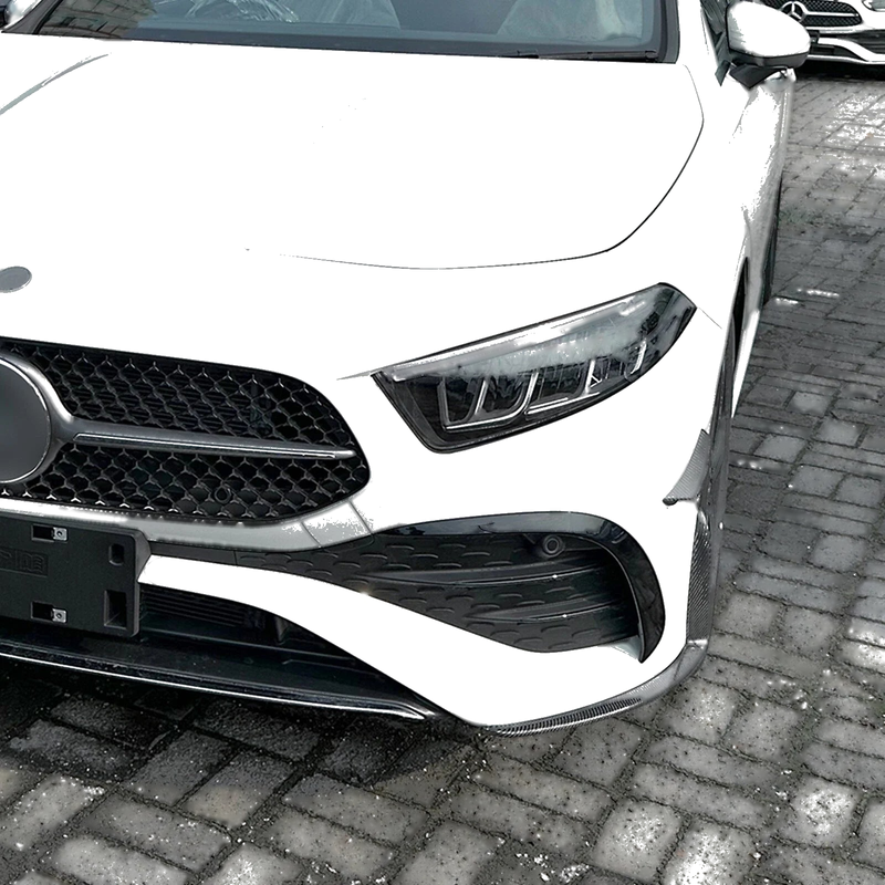 Benz W177 A180 A200 Front Side Spoiler Cover Trim (2023-2024)