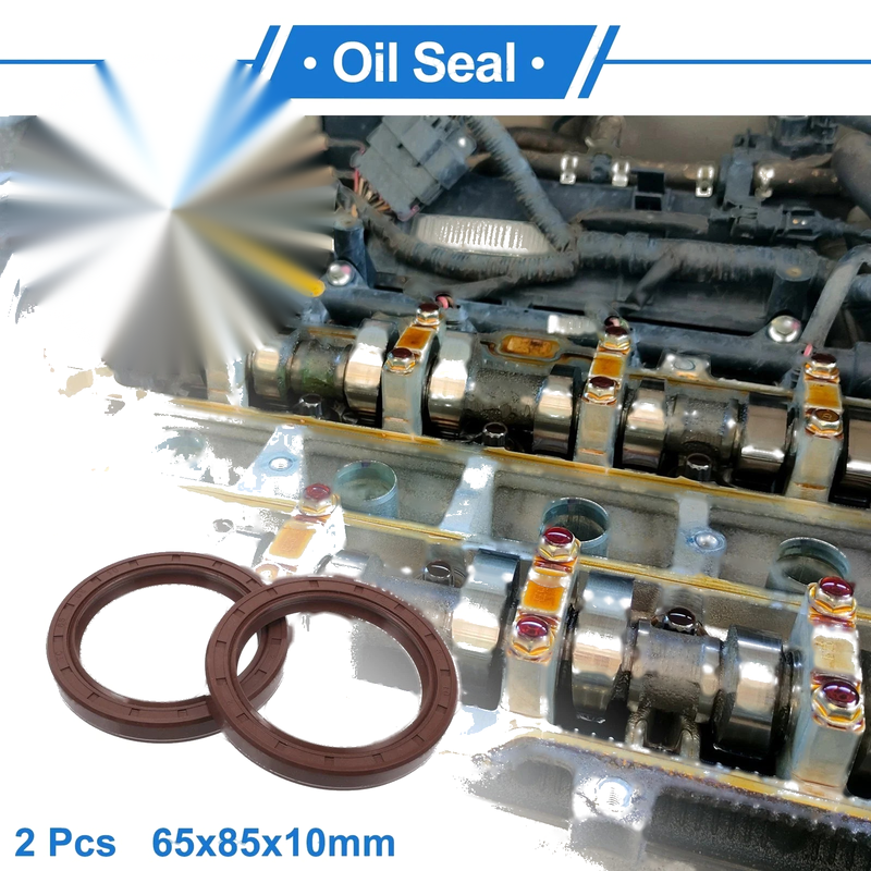 Make Model Oil Seal / 65x85x10mm / Seal Ring FKM Brown 2 Pcs