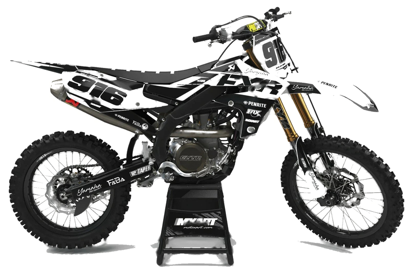 Yamaha TTR 110 Custom Graphic Kit BURN Style Decals (2008-2023)