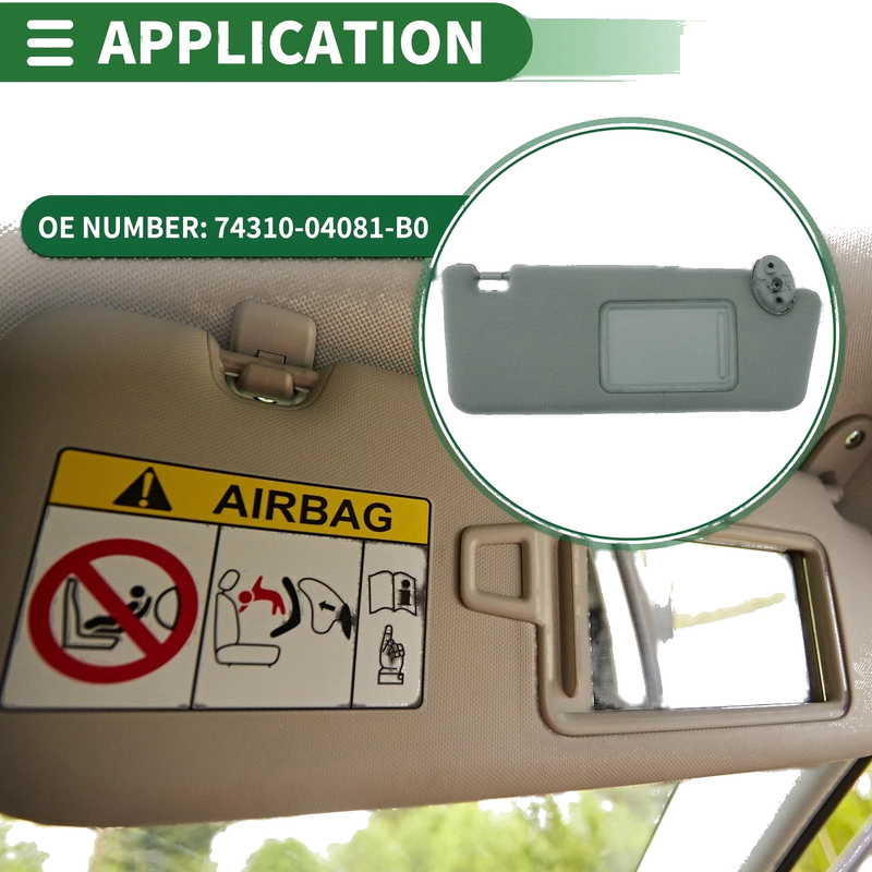 Toyota Tacoma Sun Visor with Mirror (2005-2015)